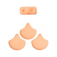 Ginko Leaf Beads 7.5x7.5mm Bondeli - Matt orange